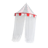 Maxbell Kids Bed Canopy with Mosquito Netting, Hanging Princess Play Tent - Star, L