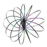 Maxbell 3D Spinner Dynamic Arm Motion Flow Rings Magic Toy Funny Multicolored