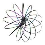 Maxbell 3D Spinner Dynamic Arm Motion Flow Rings Magic Toy Funny Multicolored