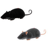 Maxbell Infrared RC Remote Control Moving Rat Animal Trick Scary Toy Black