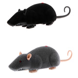 Maxbell Infrared RC Remote Control Moving Rat Animal Trick Scary Toy Black