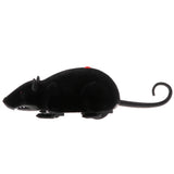 Maxbell Infrared RC Remote Control Moving Rat Animal Trick Scary Toy Black