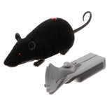 Maxbell Infrared RC Remote Control Moving Rat Animal Trick Scary Toy Black