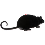 Maxbell Infrared RC Remote Control Moving Rat Animal Trick Scary Toy Black