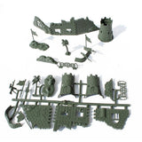 Maxbell Plastic Army Base Solider Accessories for Army Sand Scene Model Toy