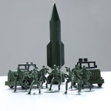 Maxbell 307 Piece Plastic Soldier 4cm Army Figures Playset Army Sand Scene Model Toy