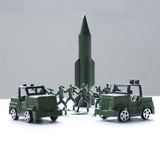 Maxbell 307 Piece Plastic Soldier 4cm Army Figures Playset Army Sand Scene Model Toy