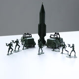 Maxbell 307 Piece Plastic Soldier 4cm Army Figures Playset Army Sand Scene Model Toy