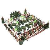 Maxbell 146 Piece Plastic Soldier 5cm Army Figures Playset for Army Sand Scene Model