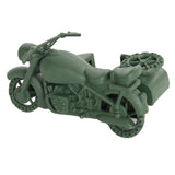 Maxbell Simulation Motorbike Vehicle Model for Army Sand Scene Model Accessories Toy