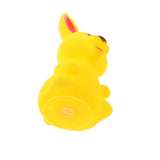 Maxbell 4 Pieces Cute Rubber Squeaky Rabbit Family Kids Baby Toddler Bathing Toy