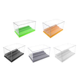 Maxbell Large Plastic Blocks Storage Box Anime Figures Cars Display Stand Black
