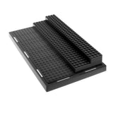 Maxbell Large Plastic Blocks Storage Box Anime Figures Cars Display Stand Black