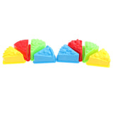 Maxbell 8 Piece Cake Toy Set Colorful Plastic Beach Toys for Children Kids Gift