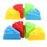 Maxbell 8 Piece Cake Toy Set Colorful Plastic Beach Toys for Children Kids Gift