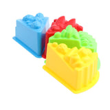 Maxbell 8 Piece Cake Toy Set Colorful Plastic Beach Toys for Children Kids Gift