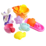 Maxbell 10 Pieces Kids Beach Sand Toy Set Sandbox Castle Molds Children's Gift