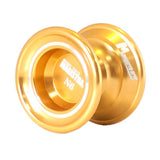 Maxbell N6 Spin Ball Alloy Professional 8 Ball U Bearing YoYo Gold