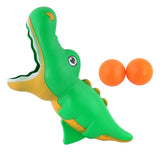 Maxbell Green Dinosaur Ball Shooting Toy Animal Popper Kids Indoor Outdoor Toy