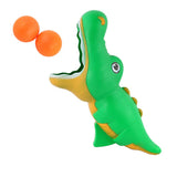 Maxbell Green Dinosaur Ball Shooting Toy Animal Popper Kids Indoor Outdoor Toy