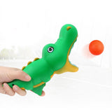 Maxbell Green Dinosaur Ball Shooting Toy Animal Popper Kids Indoor Outdoor Toy