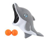 Maxbell Grey Cartoon Dolphins Ball Shooting Toy Animal Popper Kid Indoor Outdoor Toy