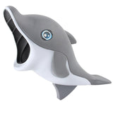 Maxbell Grey Cartoon Dolphins Ball Shooting Toy Animal Popper Kid Indoor Outdoor Toy