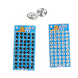 Maxbell 50 pair Sew-on Metal Snap Fastener Button Press Button DIY Sewing Craft 10mm
