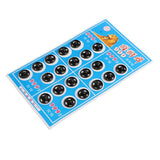 Maxbell 50 pair Sew-on Metal Snap Fastener Button Press Button DIY Sewing Craft 12mm