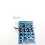 Maxbell 50 pair Sew-on Metal Snap Fastener Button Press Button DIY Sewing Craft 12mm