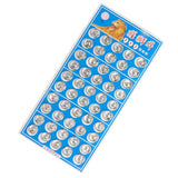 Maxbell 50 pair Sew on Metal Snap Fastener Button Press Button DIY Sewing Craft 10mm