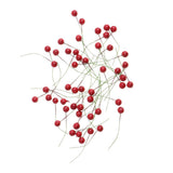Maxbell 50 Pieces Simulation Small Berries Fruits Party Props DIY Craft Red