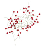 Maxbell 50 Pieces Simulation Small Berries Fruits Party Props DIY Craft Red