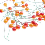 Maxbell 50 Pieces Simulation Small Berries Fruits Party Props DIY Craft Yellow