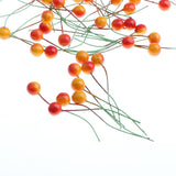 Maxbell 50 Pieces Simulation Small Berries Fruits Party Props DIY Craft Yellow