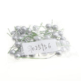 Maxbell 50 Pieces Simulation Small Berries Fruits Party Props DIY Craft Silver