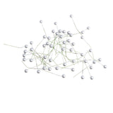 Maxbell 50 Pieces Simulation Small Berries Fruits Party Props DIY Craft Silver