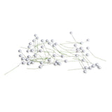 Maxbell 50 Pieces Simulation Small Berries Fruits Party Props DIY Craft Silver