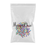 Maxbell 100 Pieces Lovely Colorful Jingle Bells DIY Christmas Decor Crafts Toy 8mm