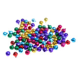 Maxbell 100 Pieces Lovely Colorful Jingle Bells DIY Christmas Decor Crafts Toy 8mm