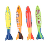 Maxbell 4Pcs Colorful Diving Sticks Kids Swimming Underwater Toy Torpedo