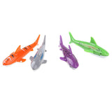 Maxbell 4Pcs Colorful Diving Sticks Kids Swimming Underwater Toy Shark Torpedo