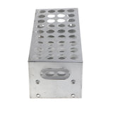 Maxbell Aluminum Test Tube Rack Stand for Lab Glasses Tube Display 15.5mm x 36 Holes