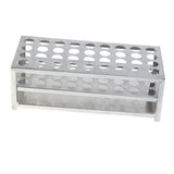 Maxbell Aluminum Test Tube Rack Stand for Lab Glasses Tube Display 15.5mm x 36 Holes