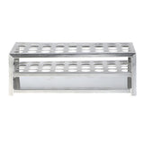 Maxbell Aluminum Test Tube Rack Stand for Lab Glasses Tube Display 15.5mm x 36 Holes