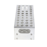 Maxbell Aluminum Test Tube Rack Stand for Lab Glasses Tube Display  12.5mm x 40 Hole