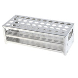 Maxbell Aluminum Test Tube Rack Stand for Lab Glasses Tube Display  12.5mm x 40 Hole
