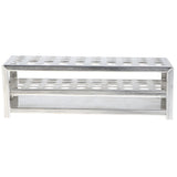 Maxbell Aluminum Test Tube Rack Stand for Lab Glasses Tube Display  12.5mm x 40 Hole