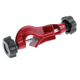 Maxbell Laboratory Iron Cross Clip Clamp Holder Stabilizing Tool Lab Supplies Red