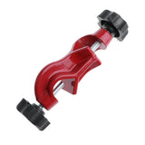 Maxbell Laboratory Iron Cross Clip Clamp Holder Stabilizing Tool Lab Supplies Red